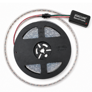 jiSECURE Smart LED Strip Controller With LED Strips | App-Controlled 5V Addressable LED Controller | Multiple Lighting Effects