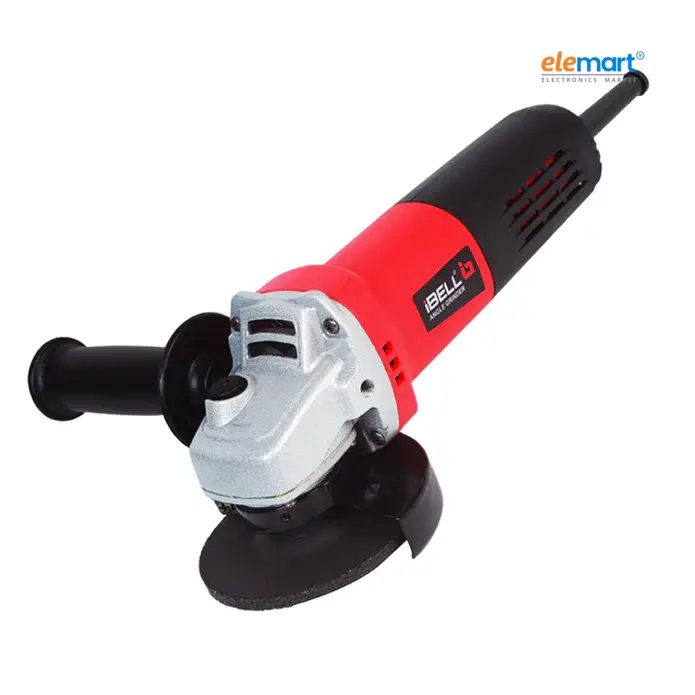 iBELL AG15-68 Angle Grinder, 680W, 115mm (4.5 Inch) Disc, 11000 RPM, Copper Armature, with Grinding Wheel & Guard