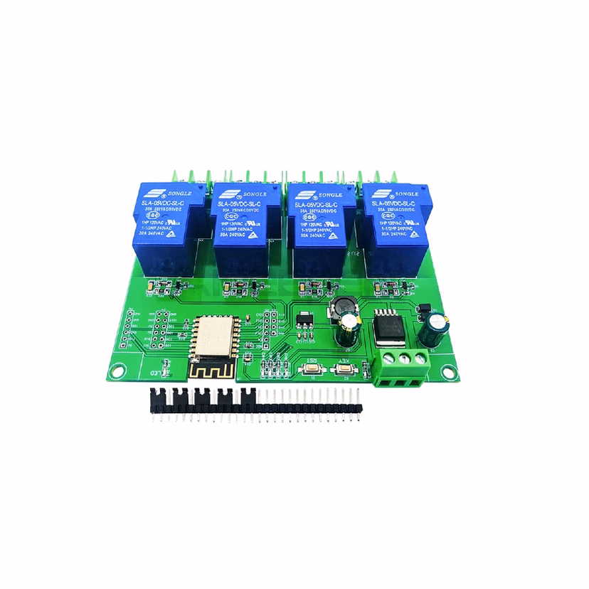DC7-28/5V 30A ESP8266 WiFi 4 Channel Relay Module ESP-12F Development Board