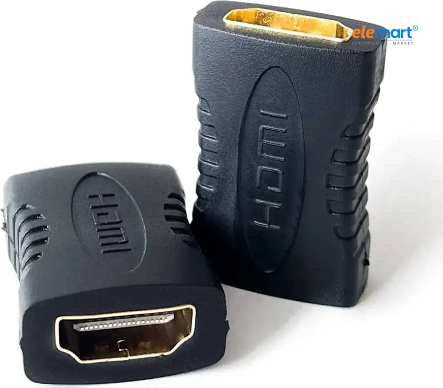 HDMI Female to Female Adapter Coupler Extender, HDMI Connector, Pack of 2