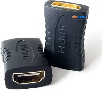 HDMI Female to Female Adapter Coupler Extender, HDMI Connector, Pack of 2