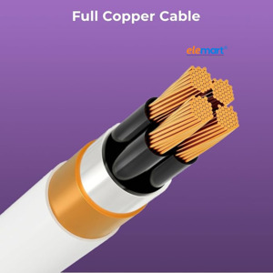Elemart High Speed USB 2.0 (1.5 Meter) Printer Cable USB Scanner Cable A Male to B Male Compatible with Printers, Scanner for Canon, Brother, Dell, HP, Samsung, Lexmark, Panasonic 2 Year Warranty.
