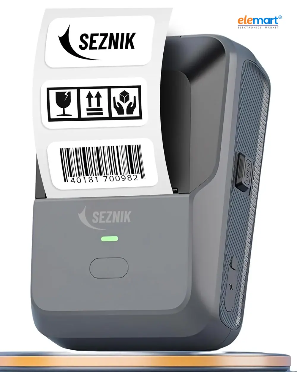 Seznik Josh SZ-LD0801 Bluetooth Mini Thermal Label Printer – Inkless Portable Label Maker, Grey