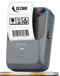 Seznik Josh SZ-LD0801 Bluetooth Mini Thermal Label Printer – Inkless Portable Label Maker, Grey