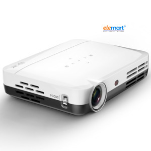 S7 4K Smart Projector – Android OS, Wi-Fi, Bluetooth, 7000 Lumens, Auto Keystone & 3D Support with Free Screen (White)