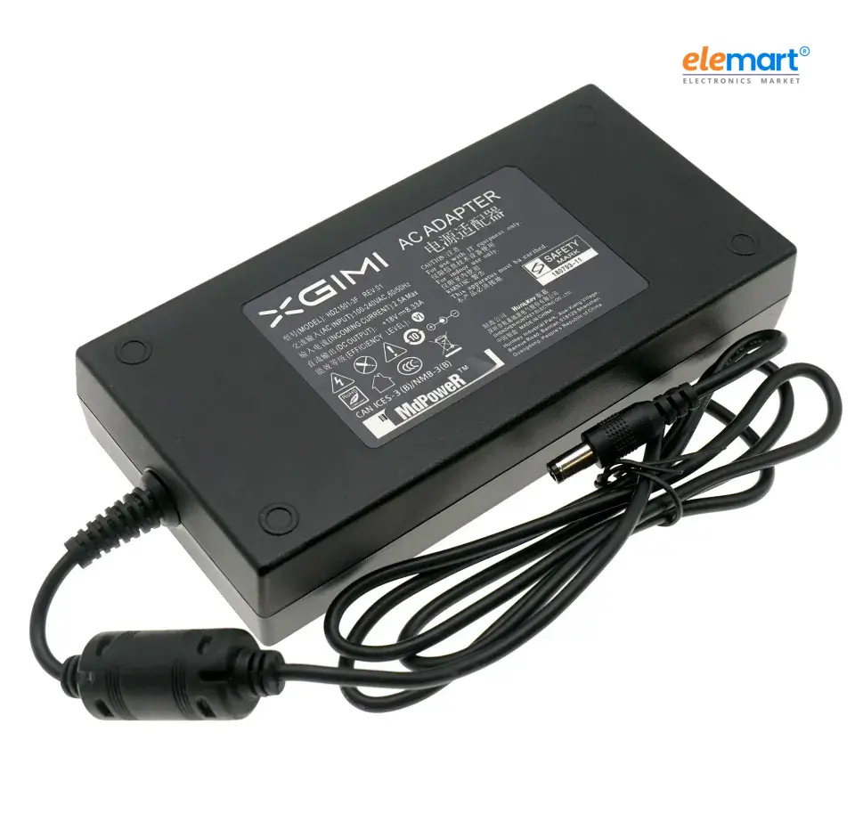 XGIMI Original 150W AC/DC Power Adapter – 18V 8.33A Charger (Model HDZ1501-3F) for XGIMI H2 / Harman Kardon Projector