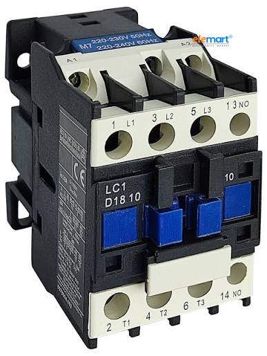 LC1-D1810 3-Pole Heavy-Duty Electrical Contactor – 220V AC Coil for Industrial & Commercial Applications