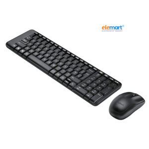 Logitech MK215 Wireless Keyboard and Mouse Combo – 2.4 GHz Wireless, Compact Design, USB Nano Receiver, Black