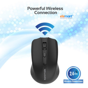Promate Clix Ergonomic Wireless Optical Mouse