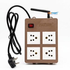 jiSECURE Smart Extension Board with Remote and  App Control, Smart WiFi Electrical Power Board