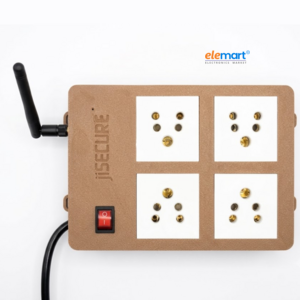 jiSECURE Smart Extension Board with Remote and  App Control, Smart WiFi Electrical Power Board
