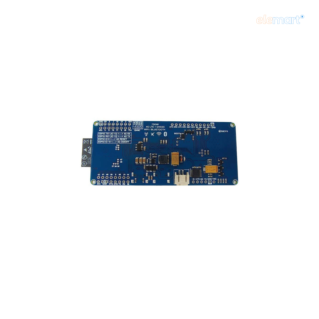7Semi ESP32-S3 EC200U 4G LTE Cat-1 WiFi Bluetooth GNSS IoT Smart Modem