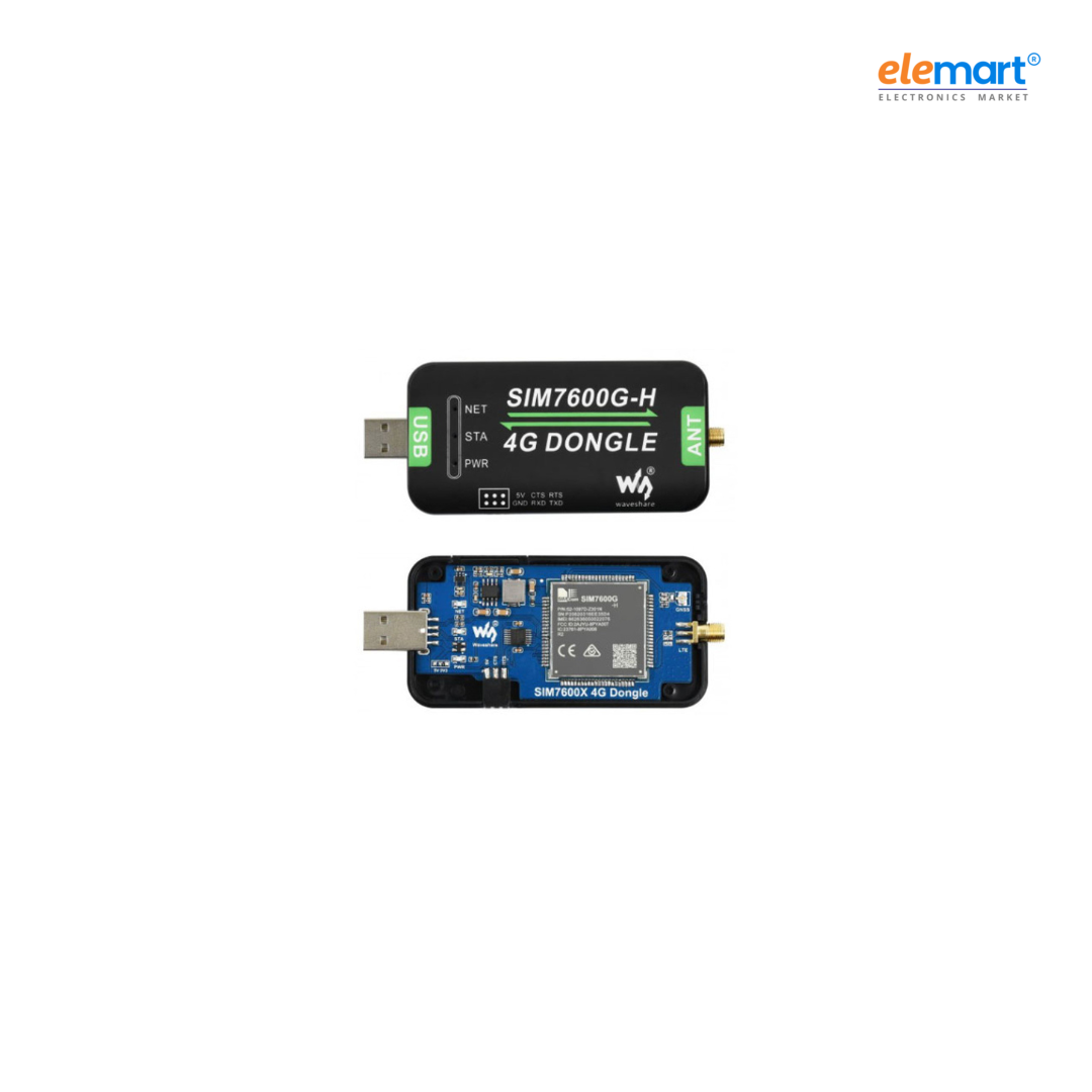 SIM7600G-H 4G DONGLE, GNSS Positioning, Global Band Support