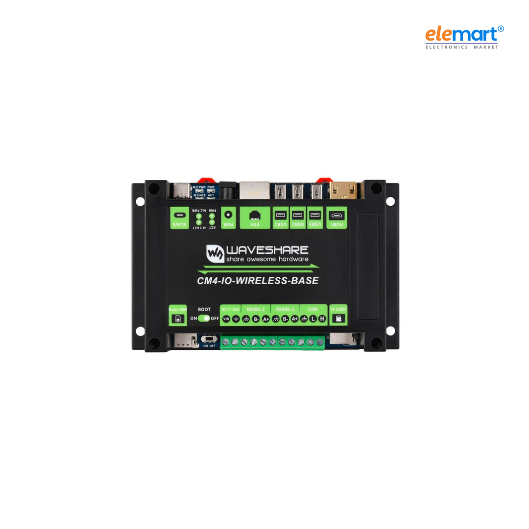 Industrial IoT Wireless Expansion Board with SIM7600G-H-PCIE 4G Module for Raspberry Pi Compute Module 4