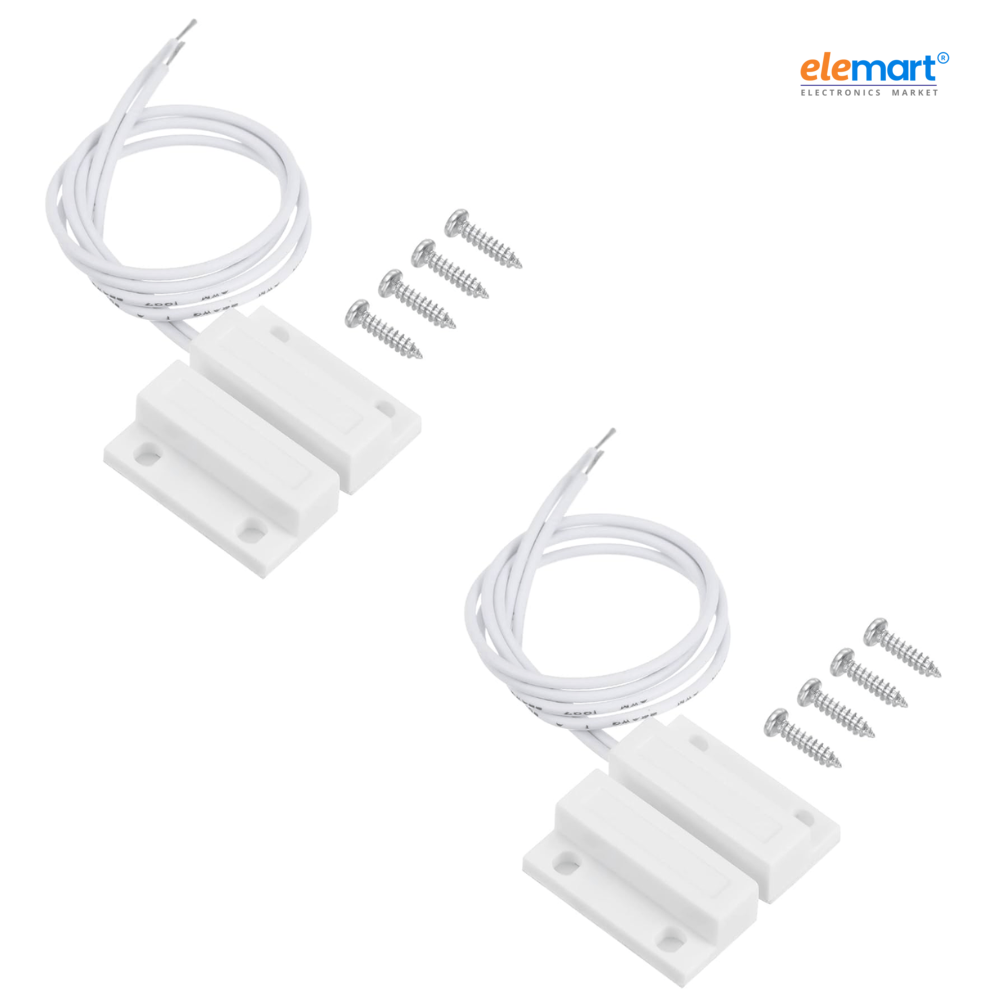 MC-38 Wired Door Window Sensor Magnetic Switch Home Alarm System (Pack of 2)