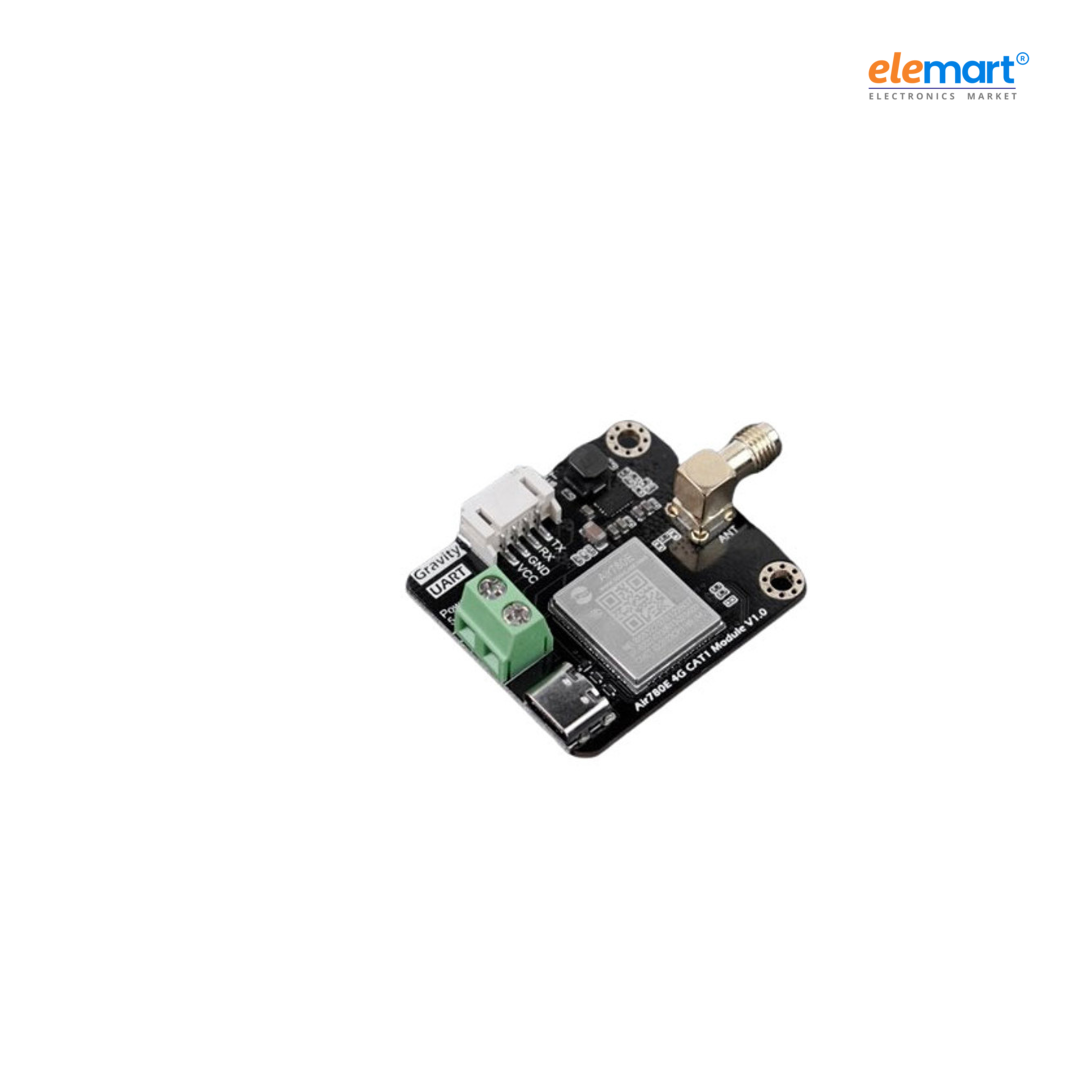 Gravity: Air780E 4G IoT CAT1 Communication Module For China, India, SEA (Raspberry Pi / LattePanda Compatible)
