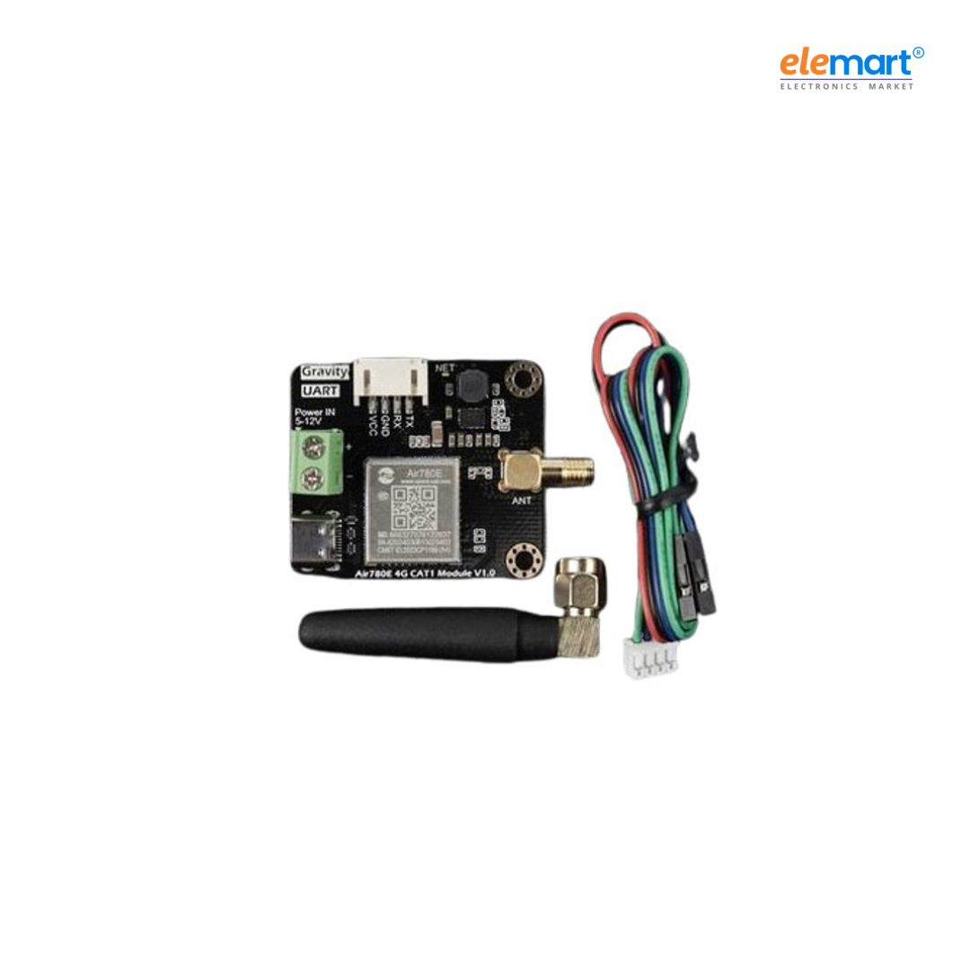 Gravity: Air780E 4G IoT CAT1 Communication Module For China, India, SEA (Raspberry Pi / LattePanda Compatible)
