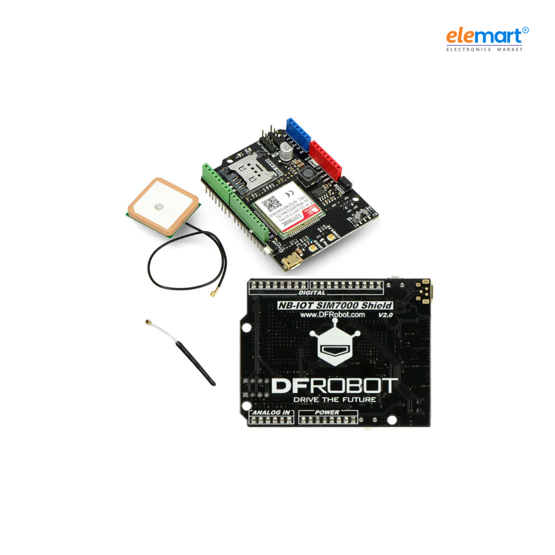 SIM7000E NB-IoT/LTE/GPRS/GPS Arduino Shield
