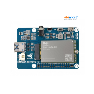 SIM8200EA-M2 5G HAT for Raspberry Pi, 5G/4G/3G Support, Snapdragon X55, Multi Mode Multi Band