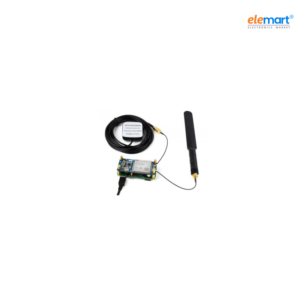SIM7600G-H 4G HAT For Raspberry Pi, LTE Cat-4 4G/3G/2G/GNSS, Global Band