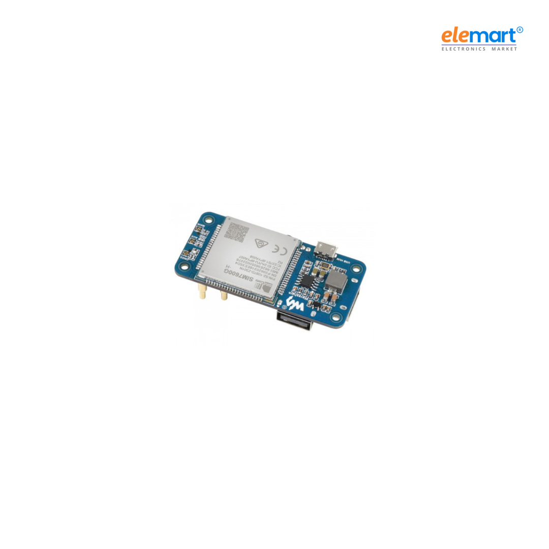 SIM7600G-H 4G HAT For Raspberry Pi, LTE Cat-4 4G/3G/2G/GNSS, Global Band