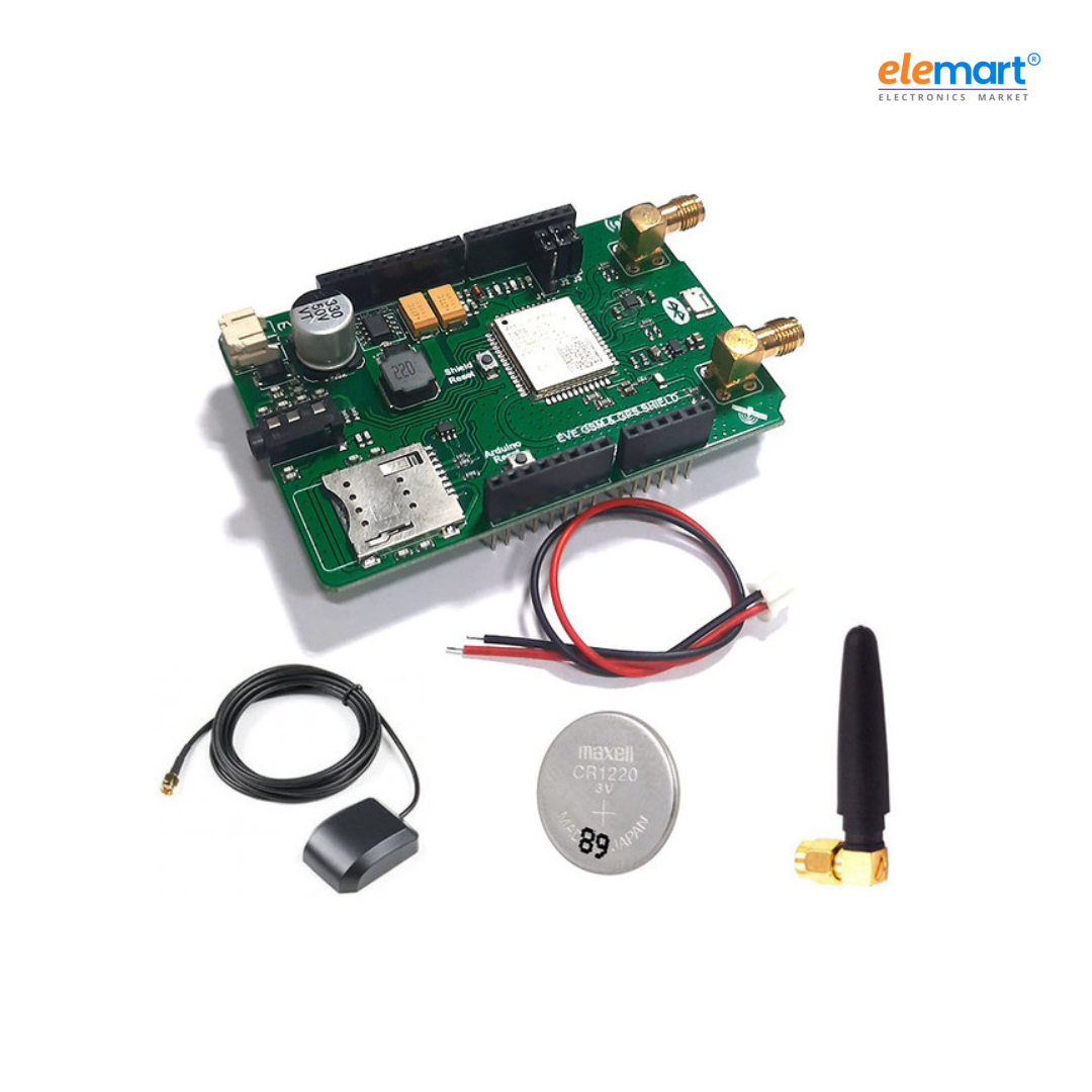 7Semi MC60 GSM/GPRS/GPS Arduino Shield - Quad-band