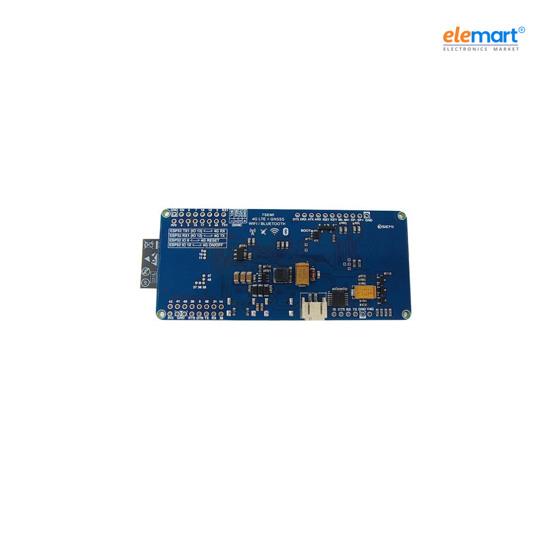 7Semi ESP32-S3 EC200U 4G LTE Cat-1 WiFi Bluetooth GNSS IoT Smart Modem