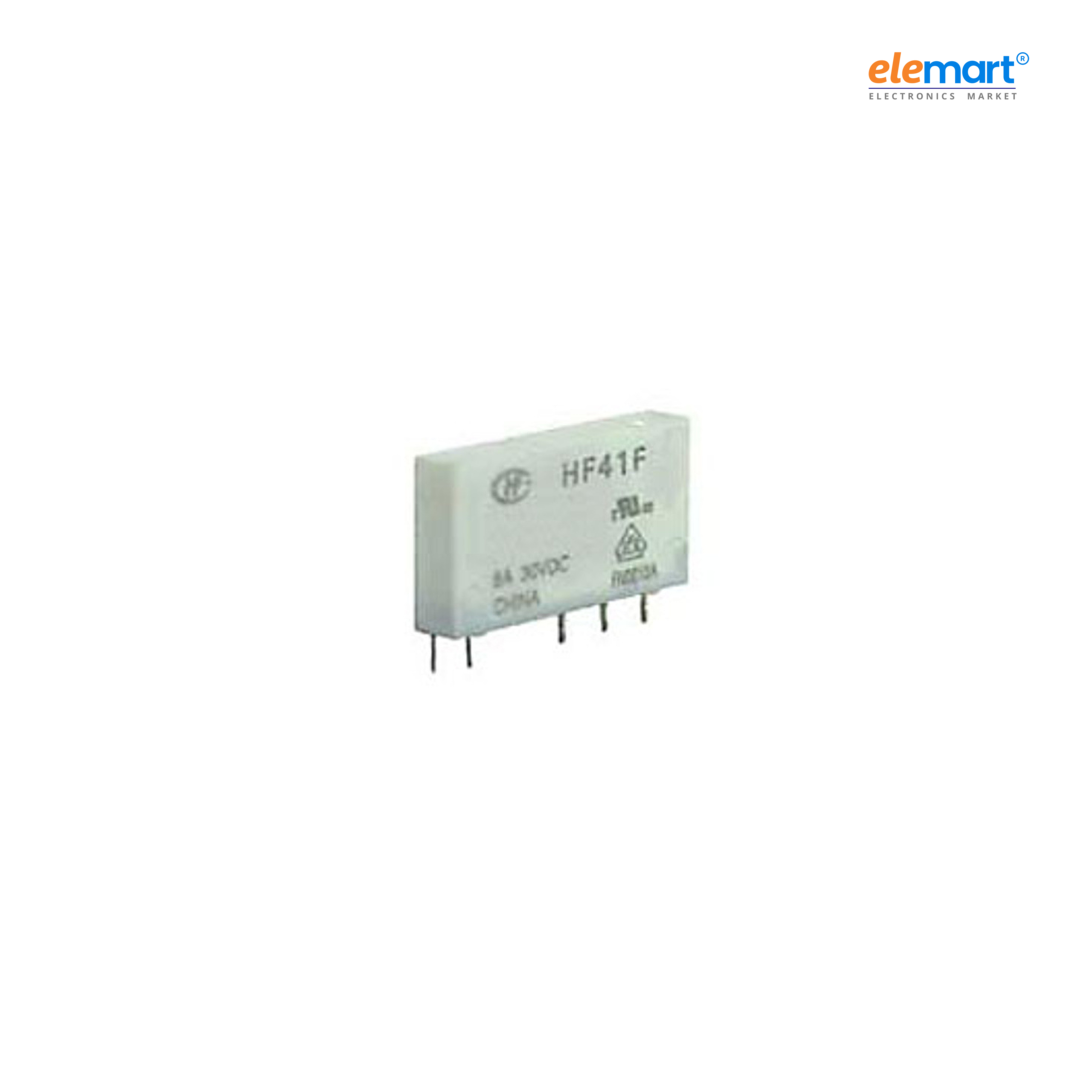 Hongfa HF41F Series 6A SPDT 24VDC PCB Mount Sealed Subminiature Power Relay