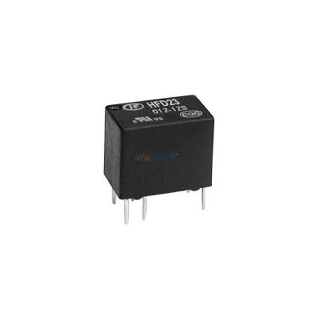 Hongfa HFD23 Series 2A SPDT 5VDC Subminiature PCB Highly Sensitive Signal Relay