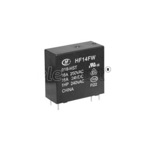 Hongfa HF14FW Series 16A SPST 12VDC PCB Mount Sealed Miniature High Power Relay