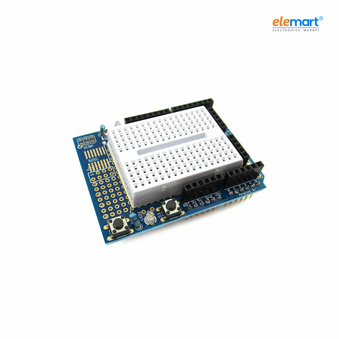 Uno Prototype Shield with Mini Breadboard SYB-170 Proto Shield