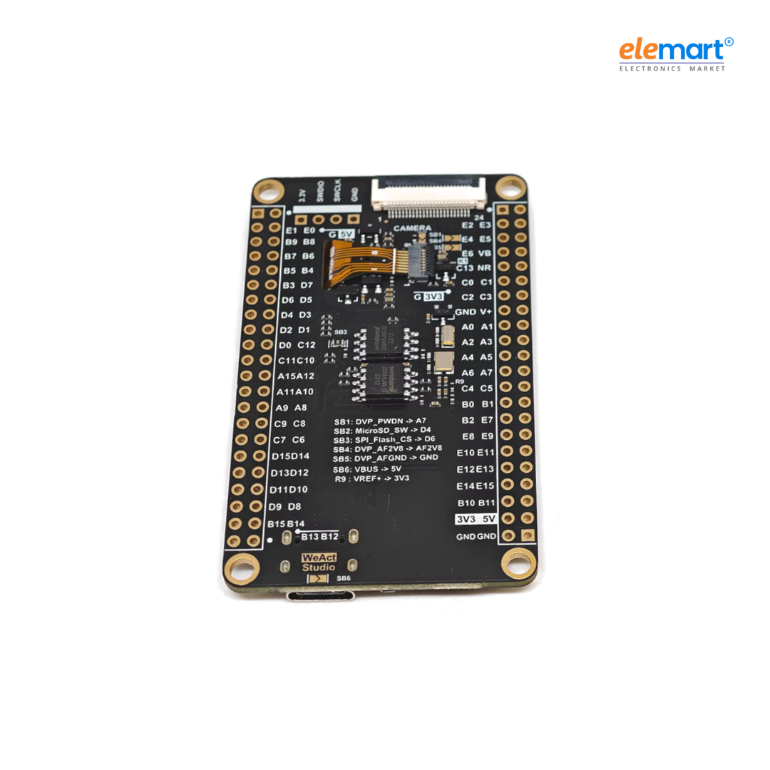 WeAct Studio STM32H750VBT6 Development Core Board With 0.96" TFT Screen OV7725 M12 camera