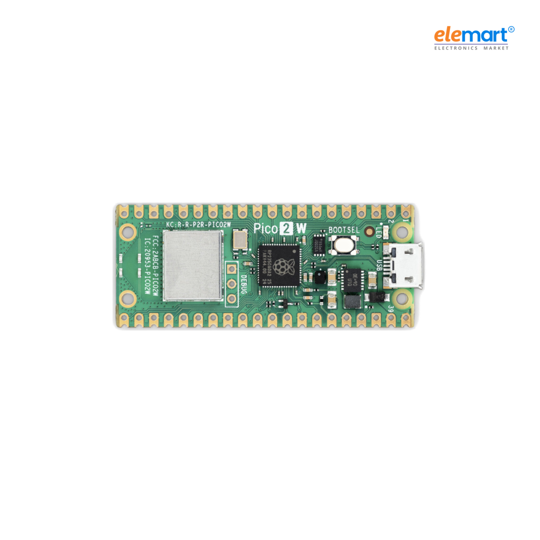 Raspberry Pi Pico 2 W Development Board ARM Cortex-M33/RISC-V Hazard3 520KB RAM 150MHz