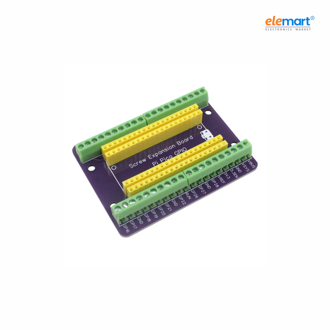 Raspberry Pi Pico Expansion Board Screw Terminal GPIO Interface