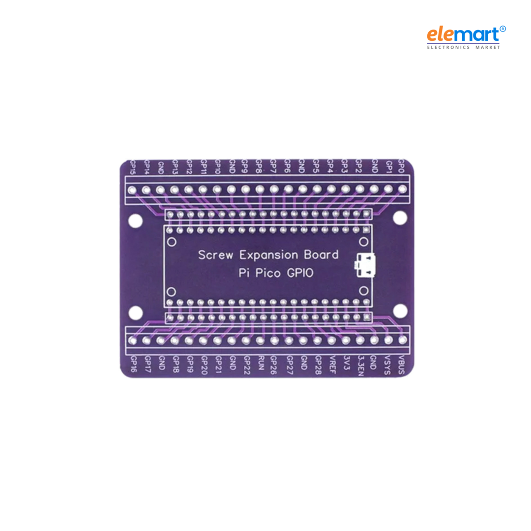 Raspberry Pi Pico Expansion Board Screw Terminal GPIO Interface