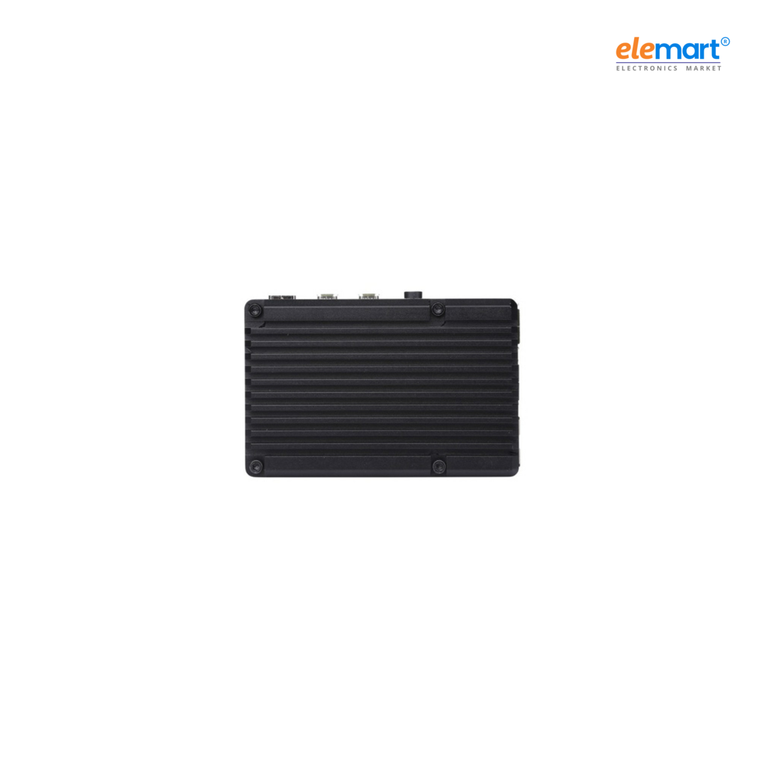 Aluminium Heatsink Case for Raspberry Pi 4 - Anodised Black