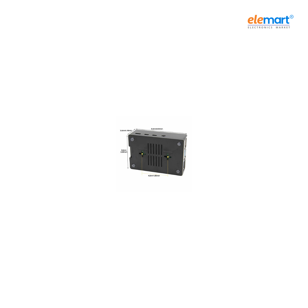 ABS Plastic Case for Raspberry Pi 4 with 3.5 inch LCD Display Cutout