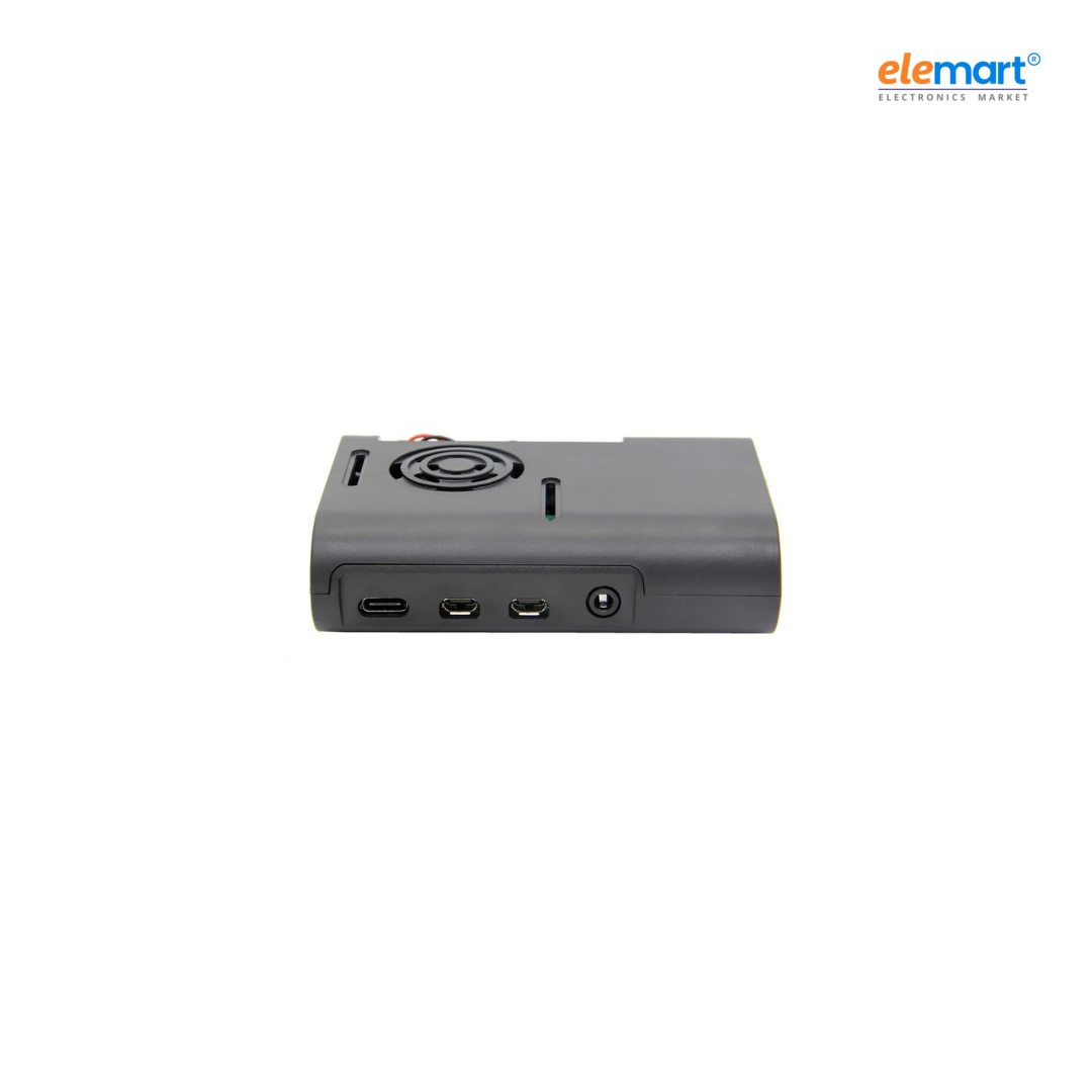 Raspberry Pi 4 Black Compact ABS Case