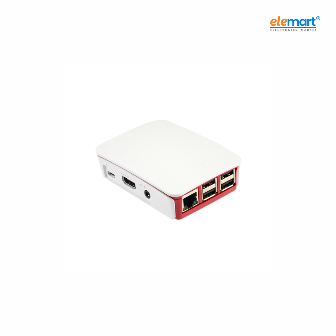 Case for Raspberry Pi B+ / Pi 2 / Pi 3 White and Red