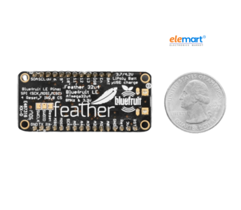 Adafruit Feather 32u4 Bluefruit LE with Stacking Headers – Assembled