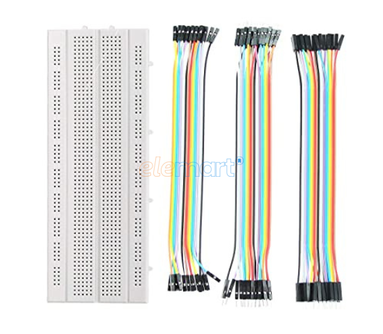 AEROKART INDIA Breadboard Set Prototype Board – 6 PCS 400 Pin Solderless Board Kit for Raspberry pi and Arduino Project