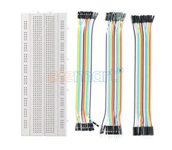 AEROKART INDIA Breadboard Set Prototype Board – 6 PCS 400 Pin Solderless Board Kit for Raspberry pi and Arduino Project