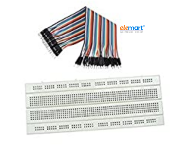 AEROKART INDIA Combo of Breadboard & Jumper wire male to Male