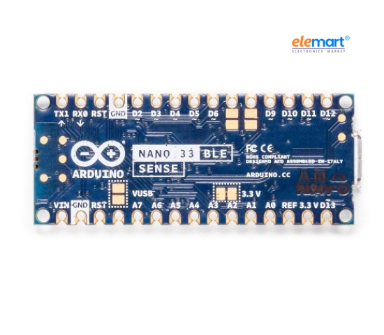 Official Arduino Nano 33 Ble Sense with Header-Rev 2 ABX00070