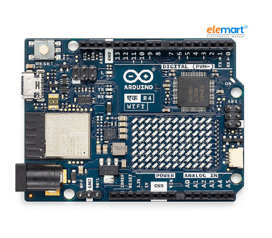 Official Arduino UNO EK (एक) R4 Minima Made in India | 48 MHz Arm Cortex-M4 processor USB 2.0 USB-C UART SPI I2C CAN 256 kB Flash Memory 14 PIN GPIO.