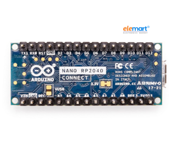 Official Arduino Nano RP2040 Connect with Header ABX00053