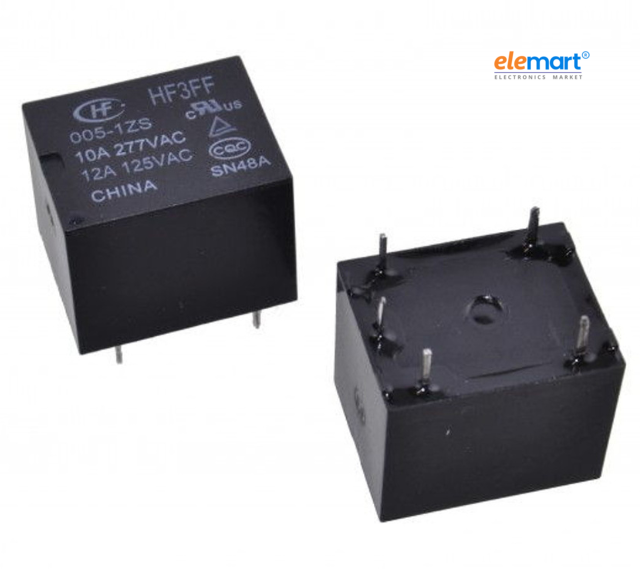 Hongfa HF3FF Series 10A SPDT 6VDC PCB Mount Sealed Subminiature High Power Relay