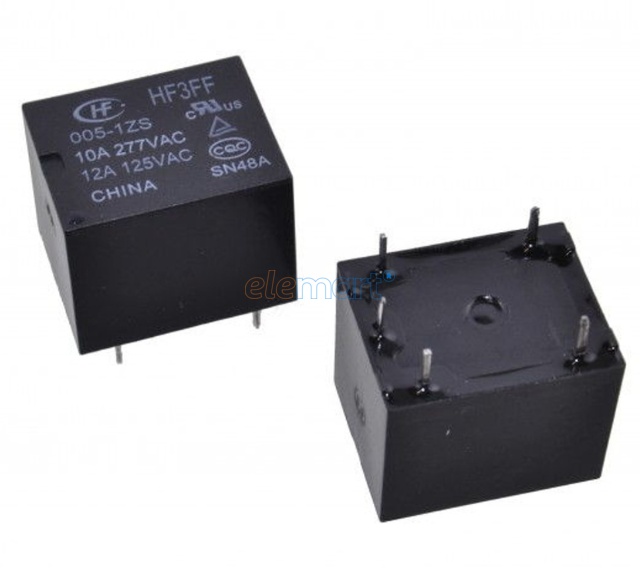 Hongfa HF3FF Series 10A SPDT 6VDC PCB Mount Sealed Subminiature High Power Relay