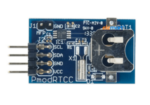 Digilent Pmod RTCC: Real-time Clock / Calendar