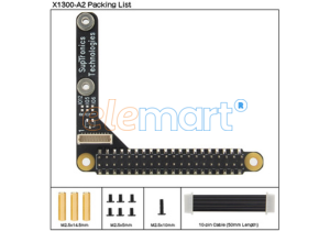 Geekworm X1300-A2 I2S Audio Accessory Auxiliary Board for X1300 / X630